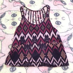 Forever 21 Tribal Tank Top